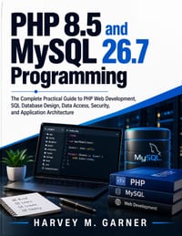 PHP 8.5 and MySQL 26.7 Programming: The Complete Practical Guide to PHP Web Development, SQL Database Design, Data Access, Security, and Application A cover