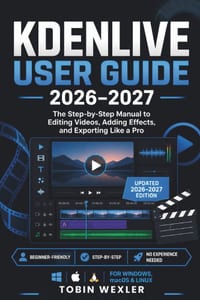 Kdenlive User Guide 2026-2027: The Step-by-Step Manual to Editing Videos, Adding Effects, and Exporting Like a Pro cover