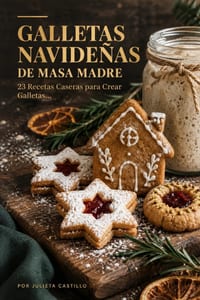 GALLETAS NAVIDEÑAS DE MASA MADRE 23 Recetas Caseras para Crear Galletas cover