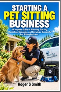 Starting a Pet Sitting Business: A Complete Guide to Planning, Starting, Marketing, Managing, and Growing a Successful Pet Sitting Business cover