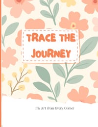 Trace the Journey: 80 Ink-Line Designs from Land, Sea & Sky cover