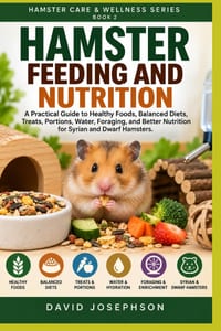 Hamster Feeding and Nutrition: A Practical Guide to Healthy Foods, Balanced Diets, Treats, Portions, Water, Foraging, and Better Nutrition for Syrian cover