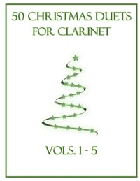 50 Christmas Duets for Clarinet: Vols. 1-5 cover