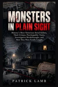 Monsters in Plain Sight: History's Most Notorious Serial Killers, Their Crimes, Psychopathic Traits, Investigative Breakthroughs, and How They Were Fi cover