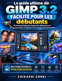 Le guide ultime GIMP 3.2 facilité pour les débutants: Un manuel étape par étape pour débutants sur la retouche photo, la retouche et les couches non d cover