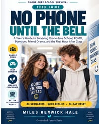 No Phone Until the Bell: A Teen's Guide to Surviving Phone-Free School, FOMO, Boredom, Friend Drama, and the First Hour After Class cover