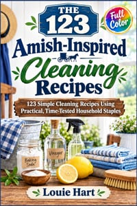 The 123 Amish-Inspired Cleaning Recipes: 123 Simple Cleaning Recipes Using Practical, Time-Tested Household Staples cover