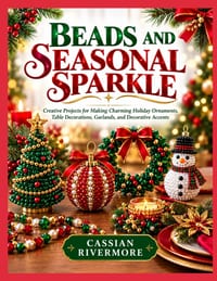 Beads and Seasonal Sparkle: Creative Projects for Making Charming Holiday Ornaments, Table Decorations, Garlands, and Decorative Accents cover
