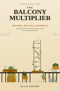 The Balcony Multiplier: Recycled Vertical & Railing Garden Projects for Small Rental Outdoor Spaces cover