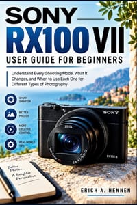 Sony Rx100 VII User Guide for Bgginners: Understand Every Shooting Mode, What It Changes, and When to Use Each One for Different Types of Photography cover