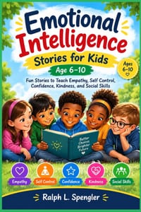 Emotional Intelligence Stories for Kids Age 6-10: Fun Stories to Teach Empathy, Self Control, Confidence, Kindness, and Social Skills cover