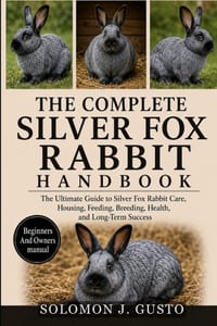 The Complete Silver Fox Rabbit Handbook: The Ultimate Guide to Silver Fox Rabbit Care, Housing, Feeding, Breeding, Health, and Long-Term Success cover