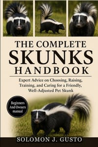 The Complete Skunks Handbook: A Practical Guide to Understanding, Caring for, and Living with Pet Skunks cover