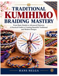 Traditional Kumihimo Braiding Mastery: From Basic Braids to Advanced Patterns: A Practical Guide to Creating Beautiful Traditional and Modern Designs cover