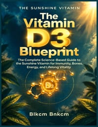 The Vitamin D3 Blueprint: The Complete Science-Based Guide to the Sunshine Vitamin for Immunity, Bones, Energy, and Lifelong Vitality cover