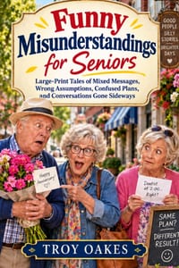 Funny Misunderstandings for Seniors: Large Print Tales of Mixed Messages, Wrong Assumptions, Confused Plans, and Conversations Gone Sideways cover