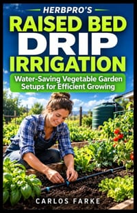 HerbPro's Raised Bed Drip Irrigation: Water-Saving Vegetable Garden Setups for Efficient Growing cover