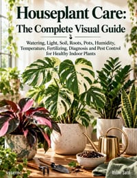 Houseplant Care: The Complete Visual Guide: Watering, Light, Soil, Roots, Pots, Humidity, Temperature, Fertilizing, Diagnosis and Pest Control for Hea cover