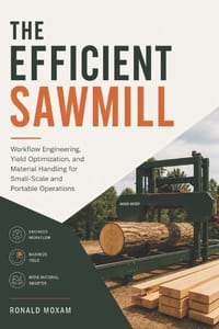 The Efficient Sawmill: Workflow Engineering, Yield Optimization, and Material Handling for Small-Scale and Portable Operations cover