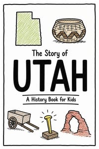 The Story of Utah - A History Book for Kids: A Fun and Educational Illustrated Utah History Book for Kids with Fast Facts and Easy Reading for Young R cover