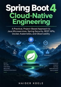 Spring Boot 4 Cloud-Native Engineering: A Practical, Project-Based Approach to Java Microservices, Spring Security, REST APIs, Docker, Kubernetes, and cover