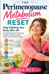 The Perimenopause Metabolism Reset: Stop Fighting Your Body After 40: A 12-Week Guide to Managing Weight, Cravings, Energy, Sleep, and Hormonal Change cover