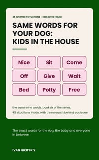 Same Words for Your Dog: Kids in the House: Reward-Based Training for the New Baby, the Toddler and the Child Who Wants to Help cover