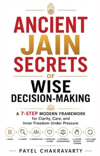 Ancient Jain Secrets of Wise Decision-Making: A 7-Step Modern Framework for Clarity, Care, and Inner Freedom Under Pressure cover