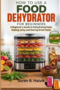 How to Use a Food Dehydrator for Beginners: A Beginner's Guide to Dehydrating Food, Making Jerky, and Storing Dried Foods cover