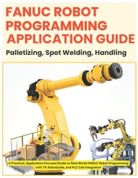 Fanuc Robot Programming- Application Guide: Palletizing - Spot Welding - Handling: Application-Focused Guide to Real-World FANUC Robot Programming wit cover