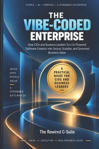 The Vibe-Coded Enterprise: How CIOs and Business Leaders Turn AI-Powered Software Creation into Secure, Scalable, and Governed Business Value cover