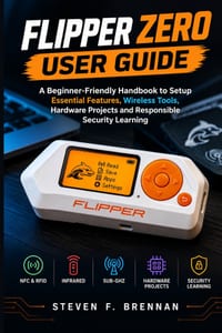 Flipper Zero User Guide: A Beginner-Friendly Handbook to Setup Essential Features, Wireless Tools, Hardware Projects and Responsible Security Learning cover