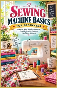 Sewing Machine Basics for Beginners: Essential Skills, Simple Techniques, Troubleshooting Tips, and Confident Stitching cover