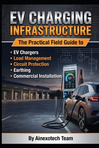 EV Charging Infrastructure: The Practical Field Guide to EV Chargers, Load Management, Circuit Protection, Earthing & Commercial Installation cover