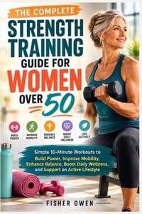 The Complete Strength Training Guide for Women Over 50: Simple 10-Minute Workouts to Build Power, Improve Mobility, Enhance Balance, Boost Daily Welln cover