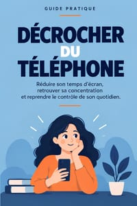 Décrocher Du Téléphone: Un guide pratique pour réduire son temps d'écran, retrouver sa concentration et reprendre le contrôle de son quotidien cover