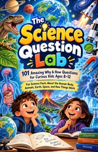The Science Question Lab: 101 Amazing Why & How Questions for Curious Kids Ages 8-12: Fun Science Facts About the Human Body, Animals, Earth, Space, a cover