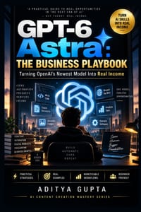 GPT-6 Astra: The Business Playbook: Turn OpenAI's Newest AI Model Into Real Income - Prompts, Workflows & Productized Services for Freelancers and Sma cover