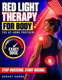 Red Light Therapy for Body: The At-Home Protocol: A Beginner-Friendly Guide with Exact Dosage, Distance & Timing Charts for Pain, Skin, Sleep & Recove cover