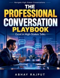 The Professional Conversation Playbook: Building Rapport and Trust Effective Communication Techniques Sensitive Decisions Framework Communication Skil cover