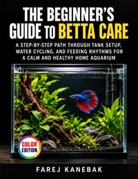 The Beginner's Guide to Betta Care: A Step-by-Step Path Through Tank Setup, Water Cycling, and Feeding Rhythms for a Calm and Healthy Home Aquarium cover