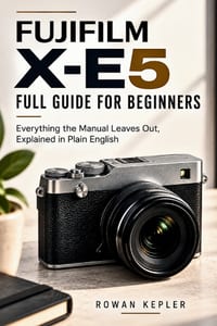 Fujifilm X-E5 Full Guide for Beginners: Everything the Manual Leaves Out, Explained in Plain English cover