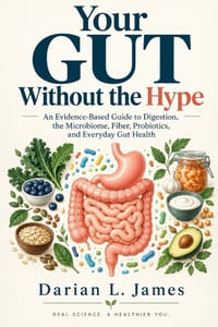 Your Gut Without the Hype: An Evidence-Based Guide to Digestion, the Microbiome, Fiber, Probiotics, and Everyday Gut Health cover