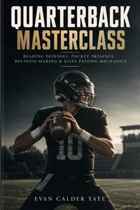 Quarterback Masterclass: Reading Defenses, Pocket Presence, Decision-Making & Elite Passing Mechanics cover
