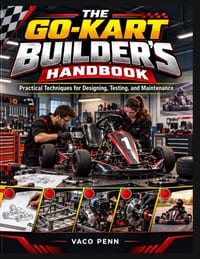 The Go-Kart Builder's Handbook: Practical Techniques for Designing, Testing, and Maintenance cover