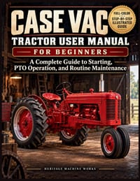 Case VAC Tractor User Manual for Beginners: A Complete Guide to Starting, PTO Operation, and Routine Maintenance cover