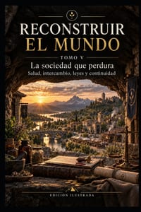 Reconstruir El Mundo Tomo V: La sociedad que perdura Salud, intercambio, leyes y continuidad cover