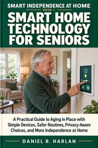 Smart Home Technology for Seniors: A Practical Guide to Aging in Place with Simple Devices, Safer Routines, Privacy-Aware Choices, and More Independen cover