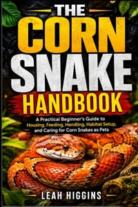 The Corn Snake Handbook: A Practical Beginner's Guide to Housing, Feeding, Handling, Habitat Setup, and Caring for Corn Snakes as Pets cover