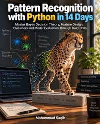 Pattern Recognition with Python in 14 Days: Master Bayes Decision Theory, Feature Design, Classifiers and Model Evaluation Through Daily Drills cover